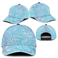 Baby Blue Gradient Polynesia Classic Cap Hawaiian Tribal Hammerhead Shark Tattoo LT14