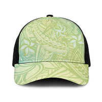 Baby Green Gradient Polynesia Baseball Net Cap Hawaiian Tribal Hammerhead Shark Tattoo - Polynesian Pride