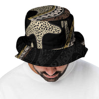 Beige Polynesian Starfish Unique Pattern Bucket Hat LT01 - Polynesian Pride