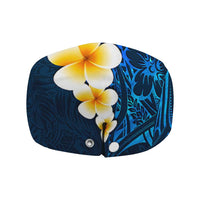 Blue Polynesia Jeff Hat Plumeria Tropical Leaves Galaxy Polynesian Art - Polynesian Pride