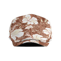 Brown Bula Fiji Masi Hibiscus Seamless Jeff Hat