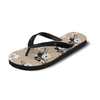 Bula Fiji Iri Buli Flip Flops Woven Fan With Fijian Tapa - Polynesian Pride