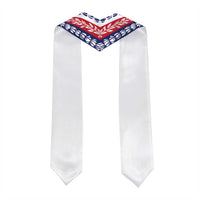 Custom Aloha Hawaii Graduation Stole Hawaiian Flag With Leis