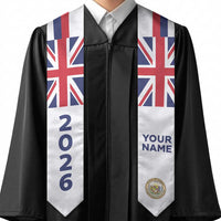 Custom Hawaii Graduation Stole Aloha Flag And Seal