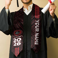 Custom Hawaii Lahainaluna High School Graduation Stole Kakau Pattern
