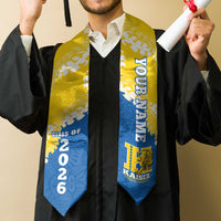 Custom Kaiser Hawaii High School Graduation Stole Class Of Year Puakenikeni Lei Hawaiian Pattern