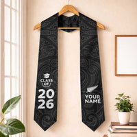 Custom New Zealand Aotearoa Graduation Stole Maori Pattern