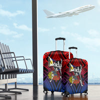 Filipinos Lapu-lapu Hero Luggage Cover Philippines Flag and Sun DT02 - Polynesian Pride