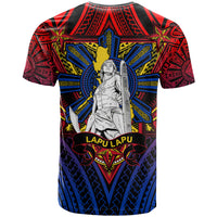 Filipinos Lapu-lapu Hero T Shirt Philippines Flag and Sun DT02 - Polynesian Pride