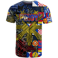 Pinoy Philippines T Shirt Filipino Tattoo Art Style DT02 - Polynesian Pride