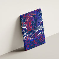 Father's Day Samoa Canvas Wall Art Special Dad Polynesia Paradise