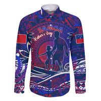 Father's Day Samoa Family Matching Short Sleeve Bodycon Dress and Hawaiian Shirt Special Dad Polynesia Paradise