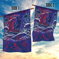 Father's Day Samoa Garden Flag Special Dad Polynesia Paradise