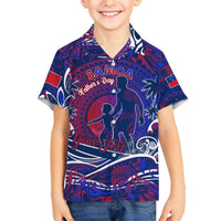 Father's Day Samoa Hawaiian Shirt Special Dad Polynesia Paradise DT02 - Polynesian Pride