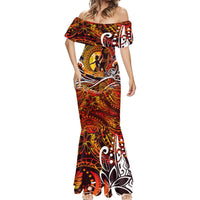 Father's Day Tonga Mermaid Dress Special Dad Polynesia Paradise DT02 - Polynesian Pride