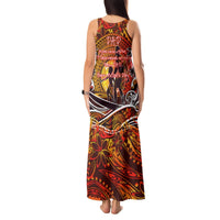 Father's Day Tonga Tank Maxi Dress Special Dad Polynesia Paradise DT02 - Polynesian Pride