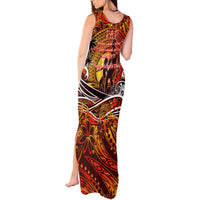 Father's Day Tonga Tank Maxi Dress Special Dad Polynesia Paradise DT02 - Polynesian Pride