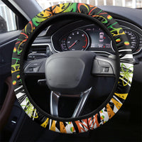 Father's Day Vanuatu Steering Wheel Cover Special Dad Polynesia Paradise