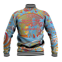 Father's Day Fiji Baseball Jacket Special Dad Polynesia Paradise