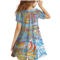 Father's Day Fiji Family Matching Mermaid Dress and Hawaiian Shirt Special Dad Polynesia Paradise