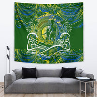 Father's Day Solomon Islands Tapestry Special Dad Polynesia Paradise DT02 Green - Polynesian Pride