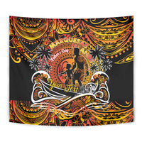 Father's Day Marquesas Islands Tapestry Special Dad Polynesia Paradise