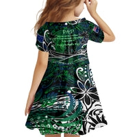 Father's Day New Zealand Family Matching Long Sleeve Bodycon Dress and Hawaiian Shirt Special Dad Polynesia Paradise DT02 - Polynesian Pride
