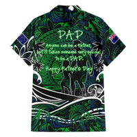Father's Day New Zealand Family Matching Short Sleeve Bodycon Dress and Hawaiian Shirt Special Dad Polynesia Paradise DT02 - Polynesian Pride