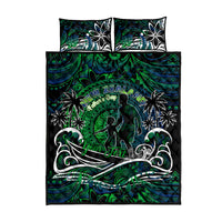 Father's Day New Zealand Quilt Bed Set Special Dad Polynesia Paradise