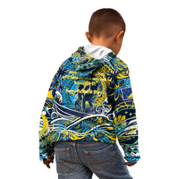 Father's Day Tokelau Kid Hoodie Special Dad Polynesia Paradise
