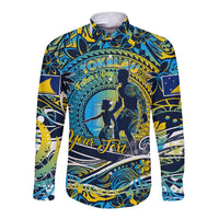 Father's Day Tokelau Long Sleeve Button Shirt Special Dad Polynesia Paradise