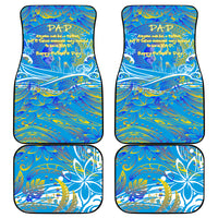 Father's Day Tuvalu Car Mats Special Dad Polynesia Paradise