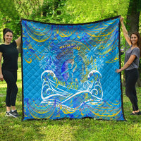 Father's Day Tuvalu Quilt Special Dad Polynesia Paradise