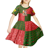 Hawaii Christmas Kid Short Sleeve Dress Mele Kalikimaka Kanaka Maoli DT02 - Polynesian Pride