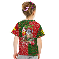 Hawaii Christmas Kid T Shirt Mele Kalikimaka Kanaka Maoli DT02 - Polynesian Pride