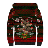Meri Kirihimete New Zealand Sherpa Hoodie Christmas Kiwi Maori DT02 - Polynesian Pride
