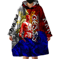 Philippines Bonifacio Day Wearable Blanket Hoodie DT02 - Polynesian Pride