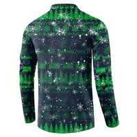 Merry Christmas New Zealand Button Sweatshirt Xmas Travel Map - Polynesian Pride