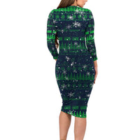 Merry Christmas New Zealand Family Matching Long Sleeve Bodycon Dress and Hawaiian Shirt Xmas Travel Map DT02 - Polynesian Pride