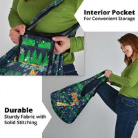 Merry Christmas New Zealand Grocery Bag Xmas Travel Map - Polynesian Pride