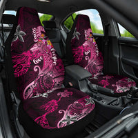 Breast Cancer Mermaid Polynesia Car Seat Cover Faith Hope Love DT02 One Size Pink - Polynesian Pride