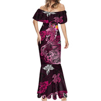 Breast Cancer Mermaid Polynesia Mermaid Dress Faith Hope Love