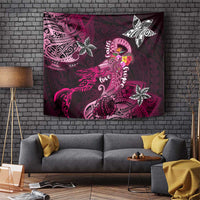 Breast Cancer Mermaid Polynesia Tapestry Faith Hope Love