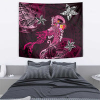 Breast Cancer Mermaid Polynesia Tapestry Faith Hope Love