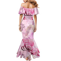 Breast Cancer Polynesian Mermaid Dress I Can Do All Things Through Christ