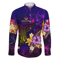 Wallis and Futuna Family Matching Mermaid Dress and Hawaiian Shirt Whale Hibiscus Polynesian