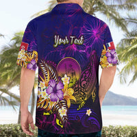 Wallis and Futuna Hawaiian Shirt Whale Hibiscus Polynesian