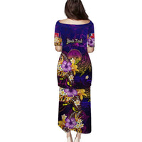 Wallis and Futuna Puletasi Whale Hibiscus Polynesian