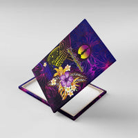 New Caledonia Canvas Wall Art Whale Hibiscus Polynesian