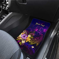 New Caledonia Car Mats Whale Hibiscus Polynesian
